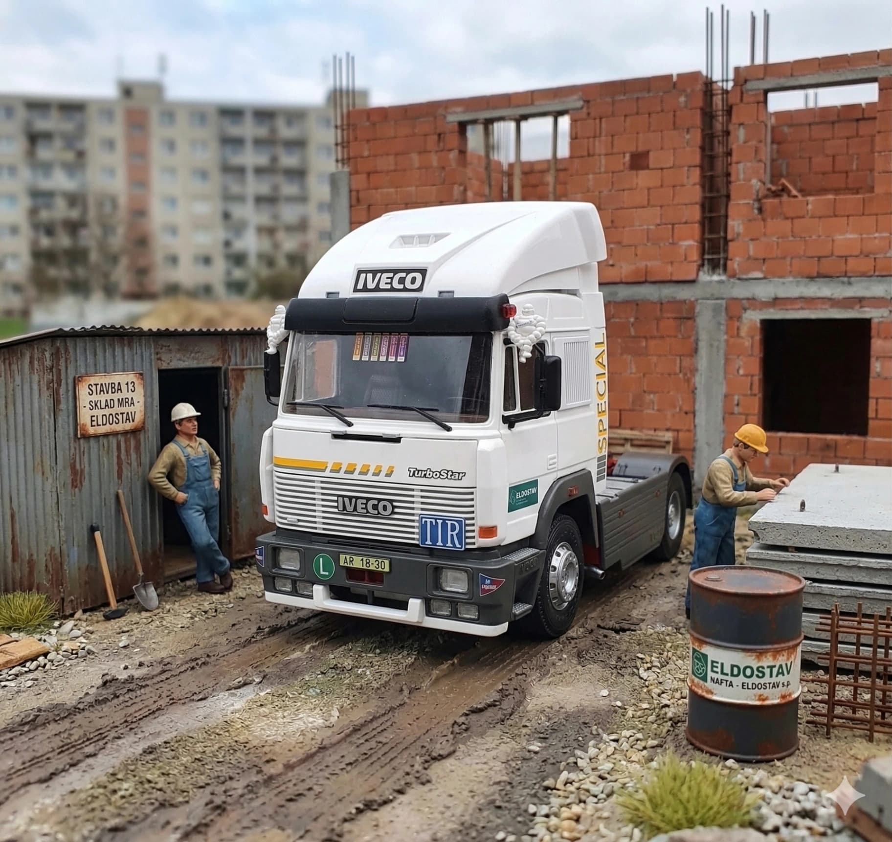 Stavba modelu Iveco Turbostar 190.48 Special v měřítku 1:24